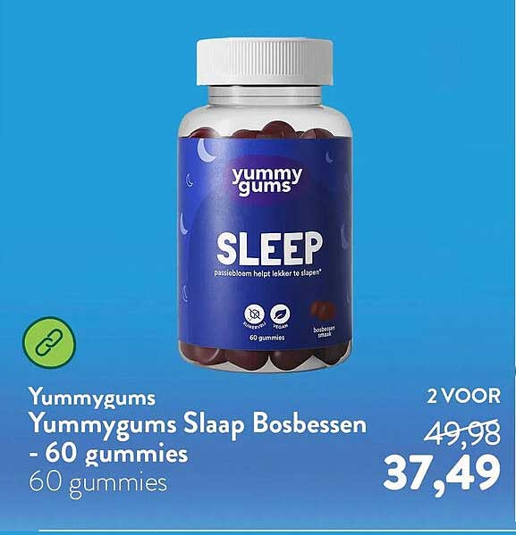 Yummygums Slaap Bessen - 60 gummies