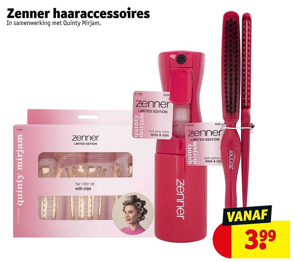 Zenner haaraccessoires In samenwerking met Quinty Mirjam.