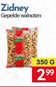 Zidney Gepelde walnoten
