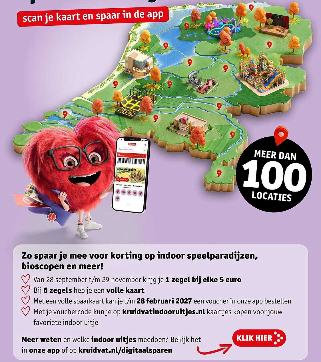 Zo spaar je mee voor korting op indoor speelparadijzen, bioscopen en meer!