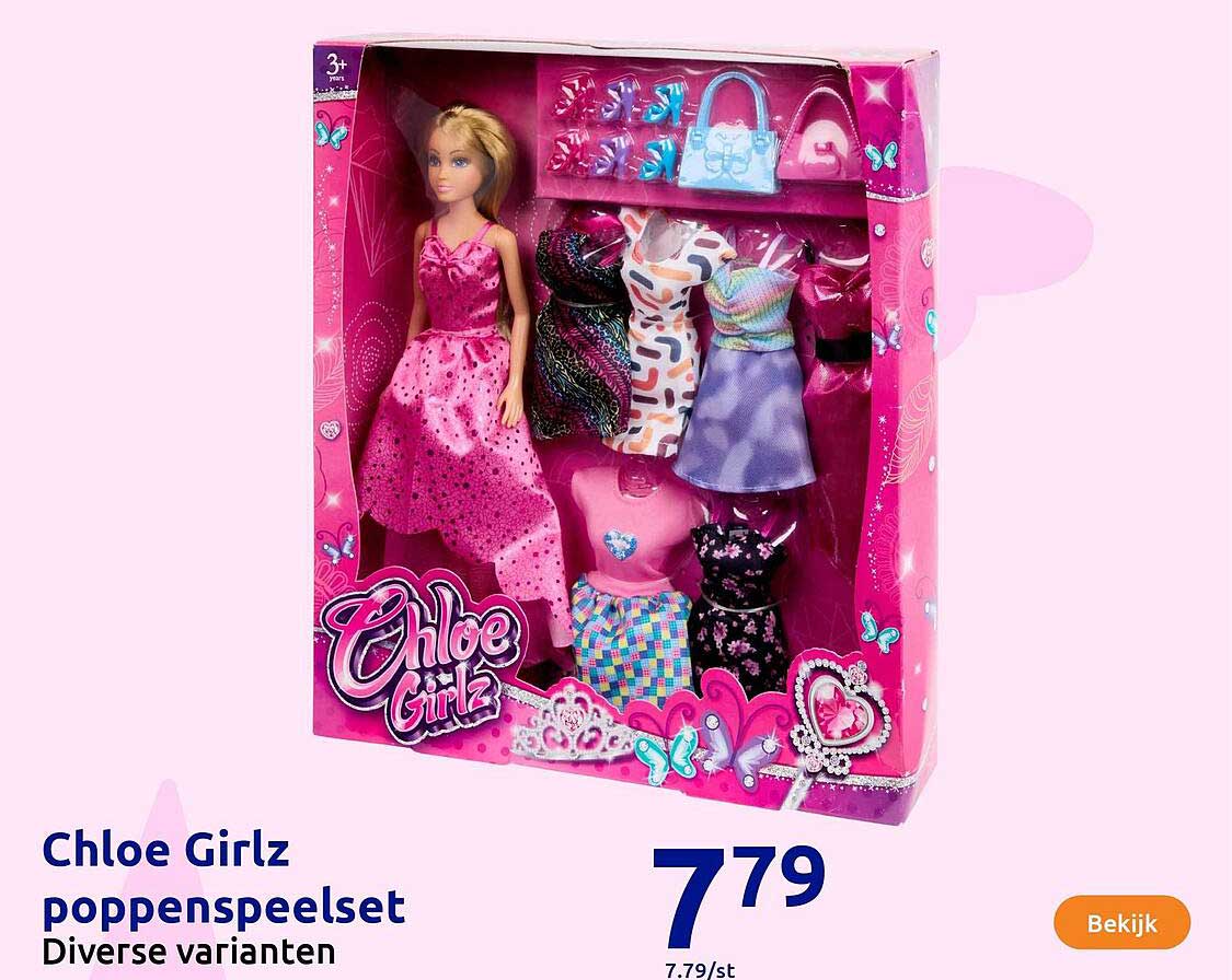 Chloe Girlz poppenspeelset
