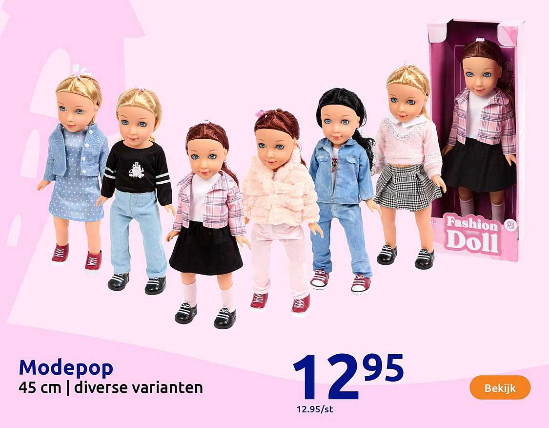 Modepop 45 cm | diverse varianten