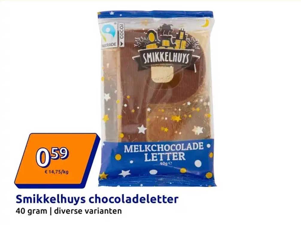 Smikkelhuys chocoladeletter