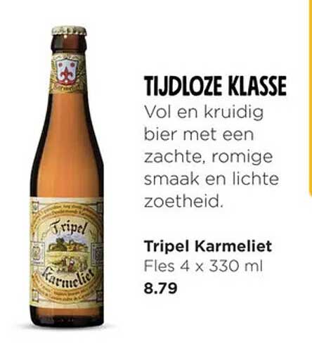 Tripel Karmeliet Fles 4 x 330 ml
