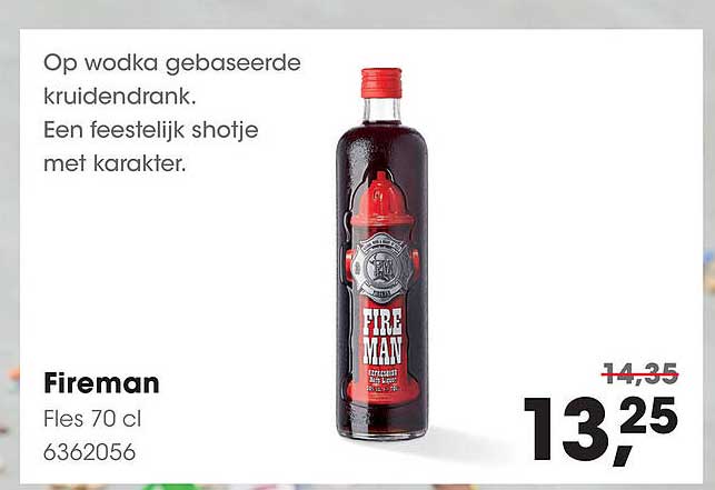 Fireman Aanbieding bij HANOS - FolderFeest.nl