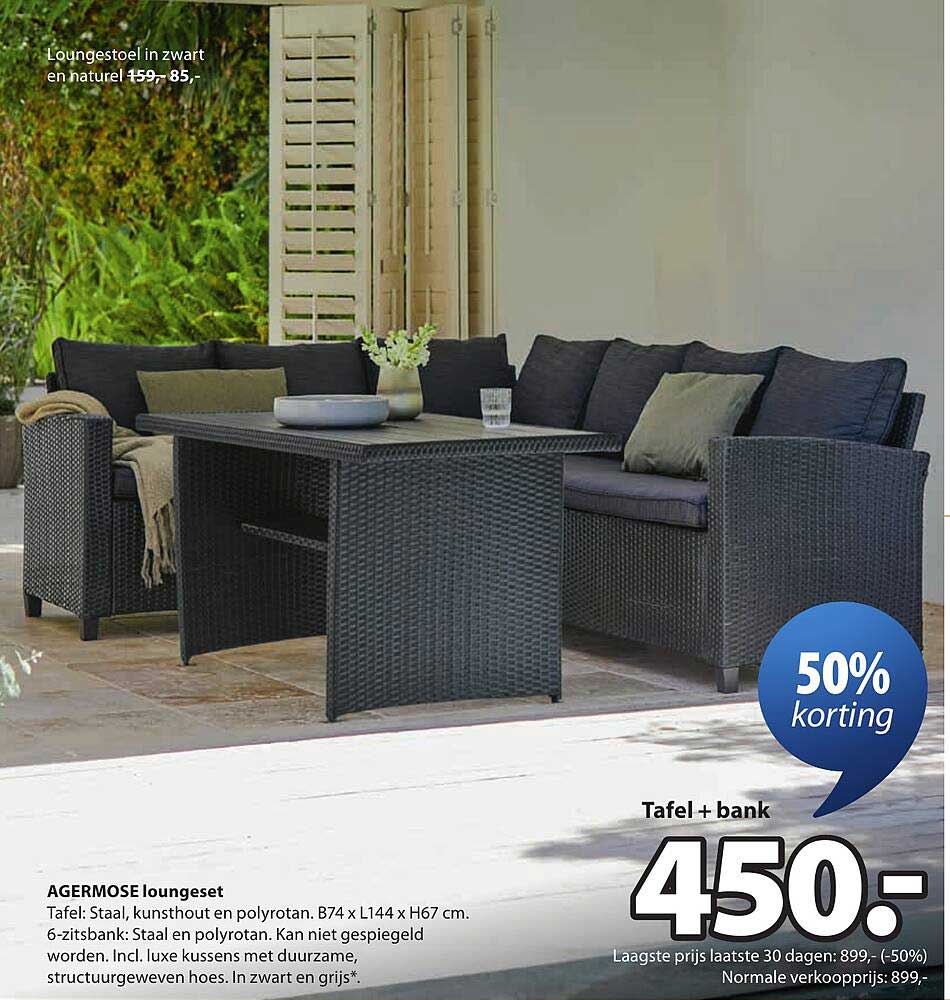 AGERMOSE loungeset