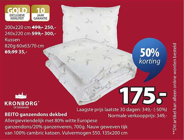 BEITO ganzendons dekbed