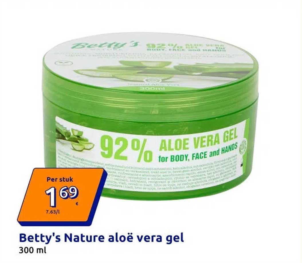 Betty's Nature aloë vera gel