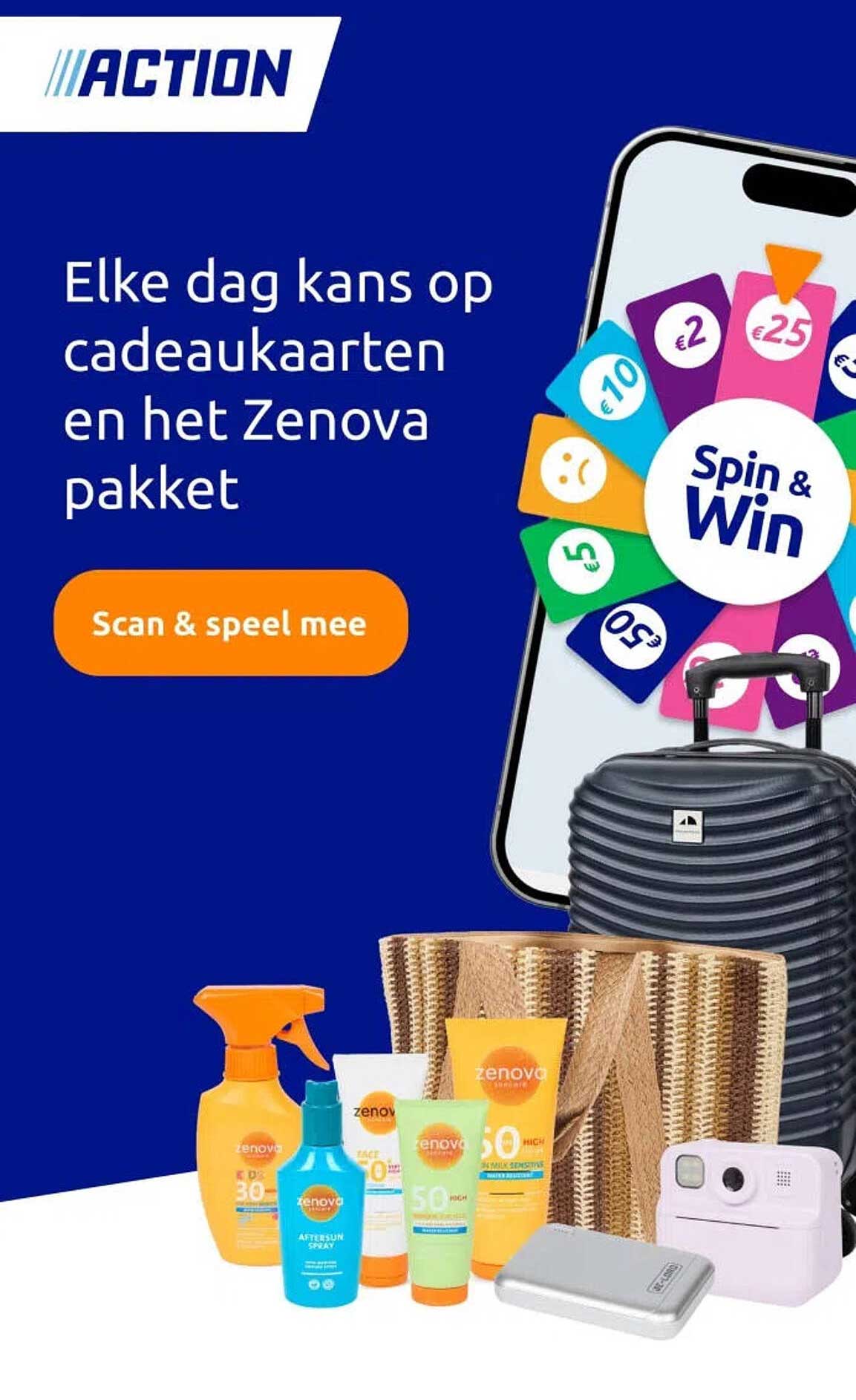 Elke dag kans op cadeaukaarten en het Zenova pakket