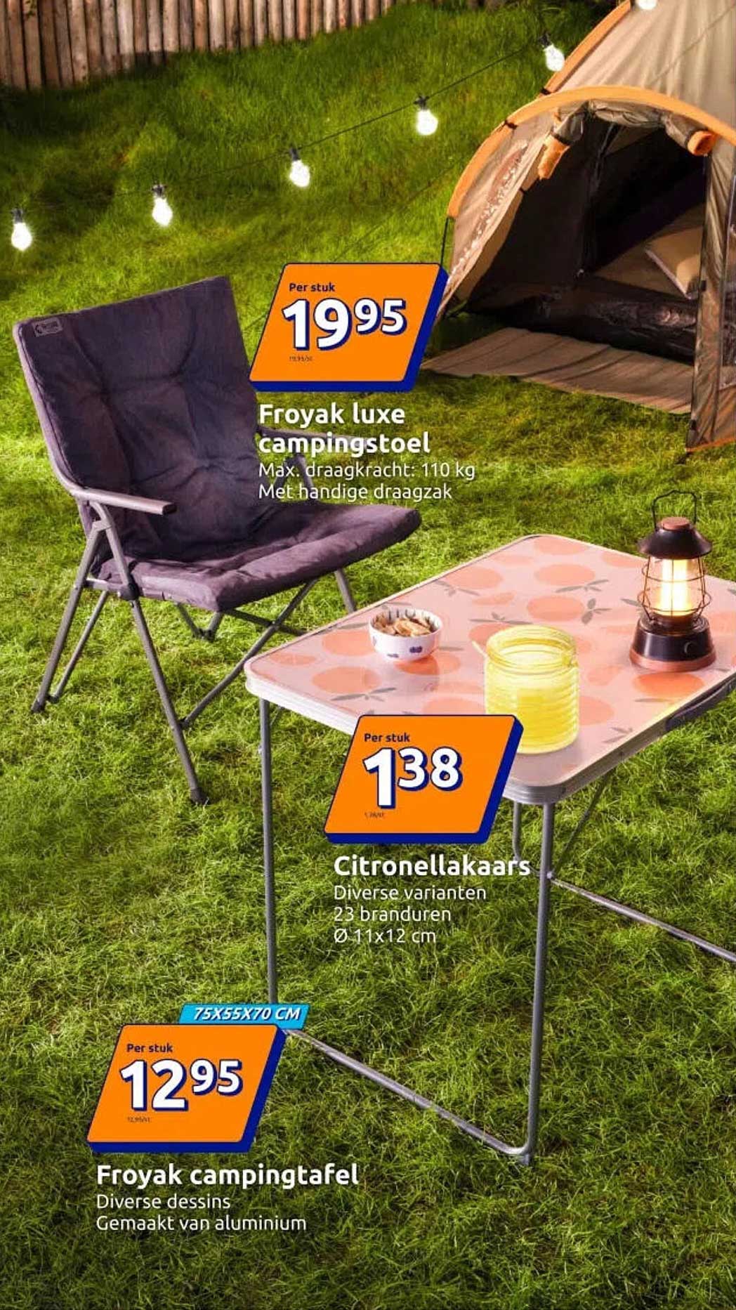 Froyak luxe campingstoel