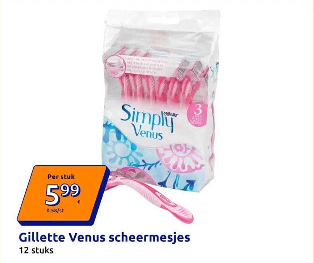 Gillette Venus scheermesjes 12 stuks