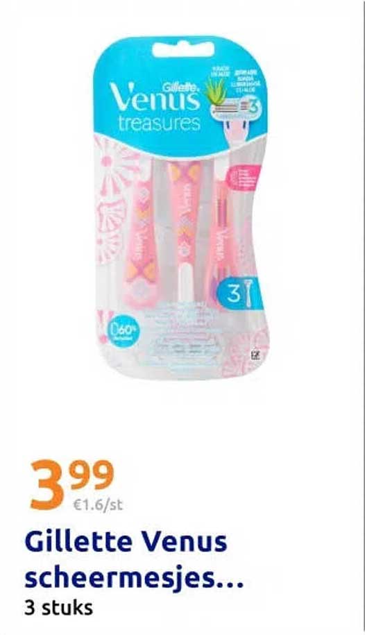 Gillette Venus scheermesjes... 3 stuks
