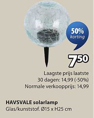 HAVSVALE solarlamp