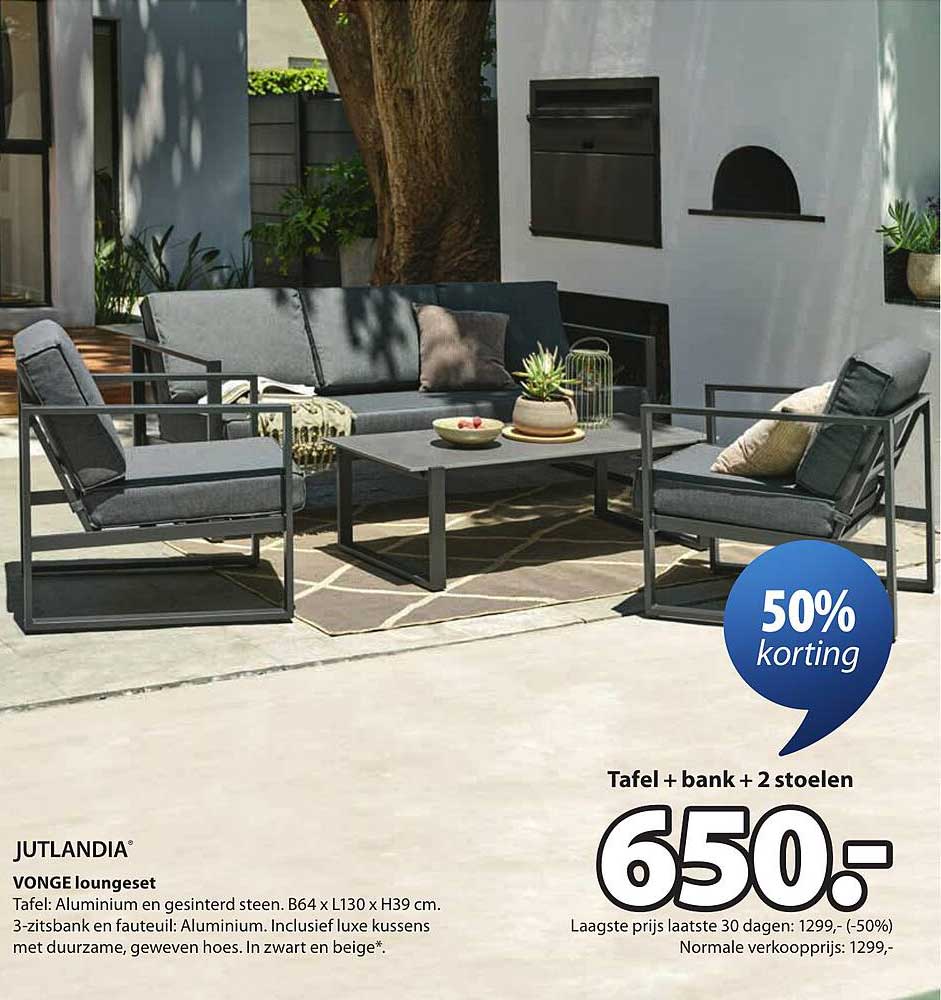 JUTLANDIA VONGE loungeset
