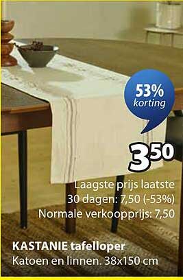 KASTANJE tafelloper
