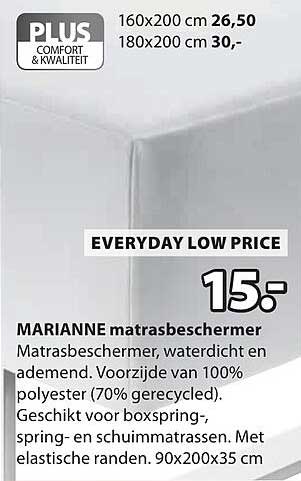 MARIANNE matrasbeschermer