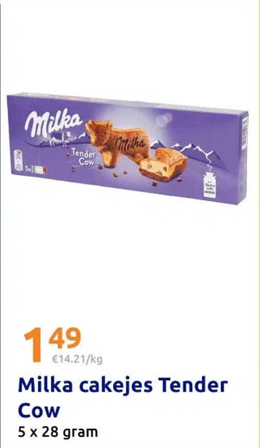 Milka cakejes Tender Cow