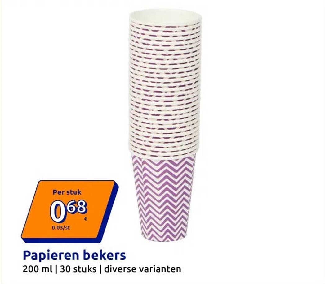 Papieren bekers