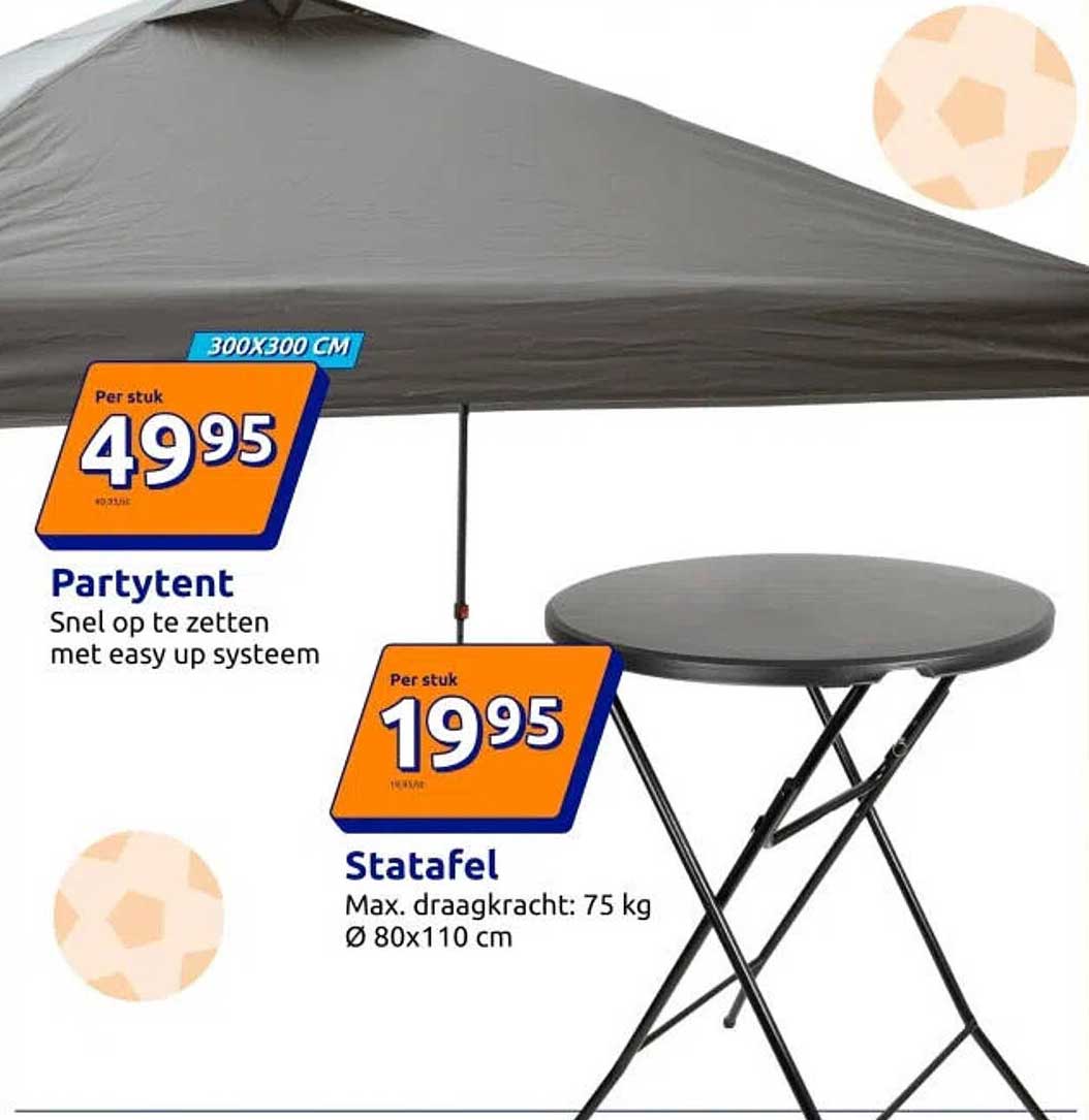 Partytent 300x300 cm