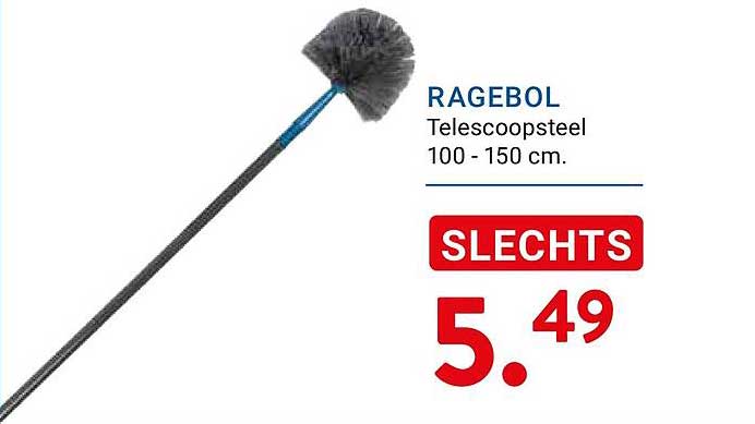 RAGEBOL Telescoopsteel 100 - 150 cm. SLECHTS