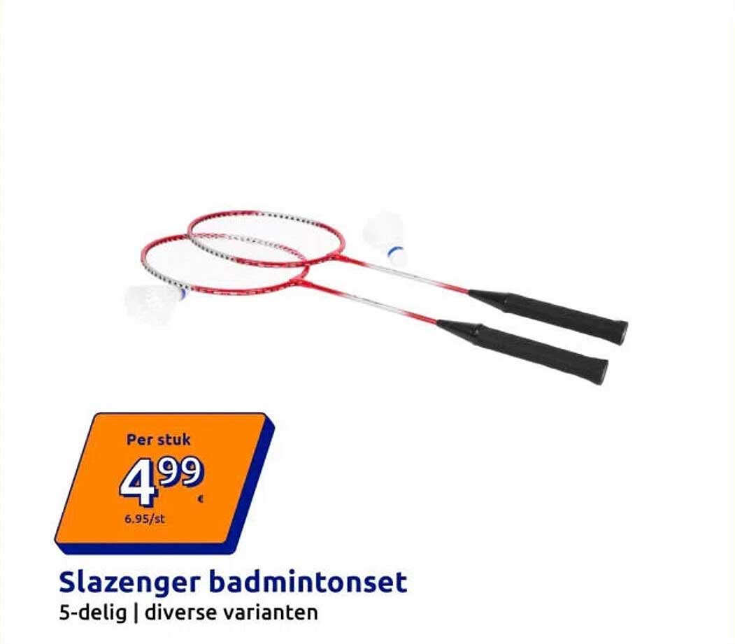 Slazenger badmintonset 5-delig | diverse varianten