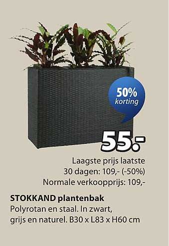 STOKKAND plantenbak