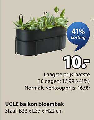 UGLE balkon bloembak
