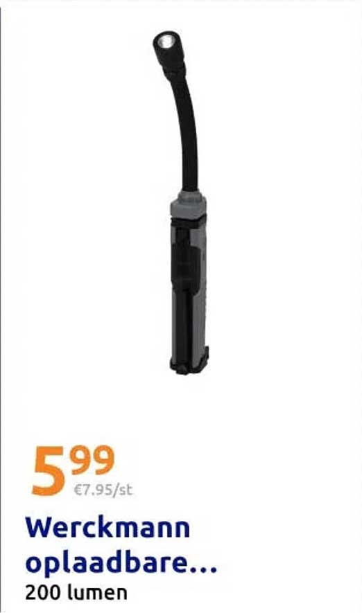 Werckmann oplaadbare... 200 lumen