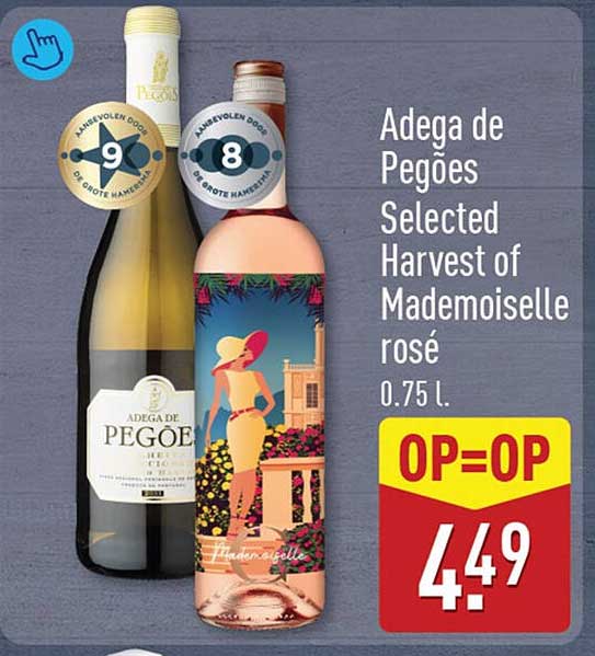 Adega de Pegões Selected Harvest of Mademoiselle rosé 0.75 l. OP=OP