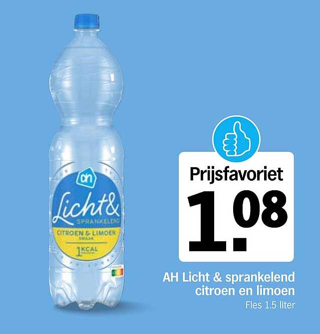 AH Licht & sprankelend citroen en limoen