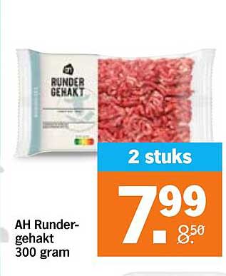 AH Rundergehakt 300 gram 2 stuks