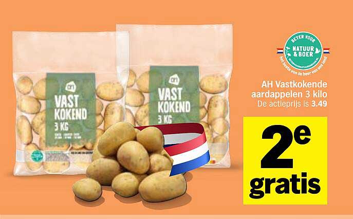AH Vastkokende aardappelen 3 kilo