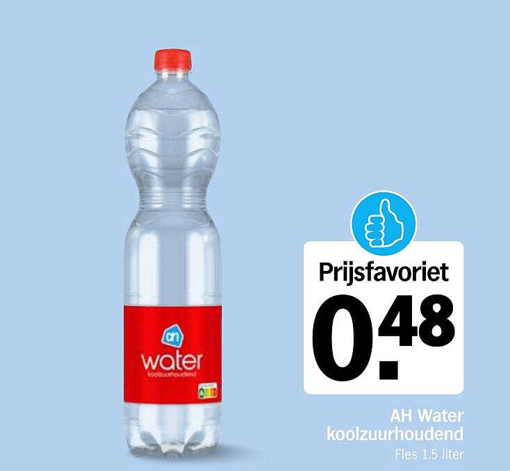 AH Water koolzuurhoudend Fles 1.5 liter Prijfavoriet