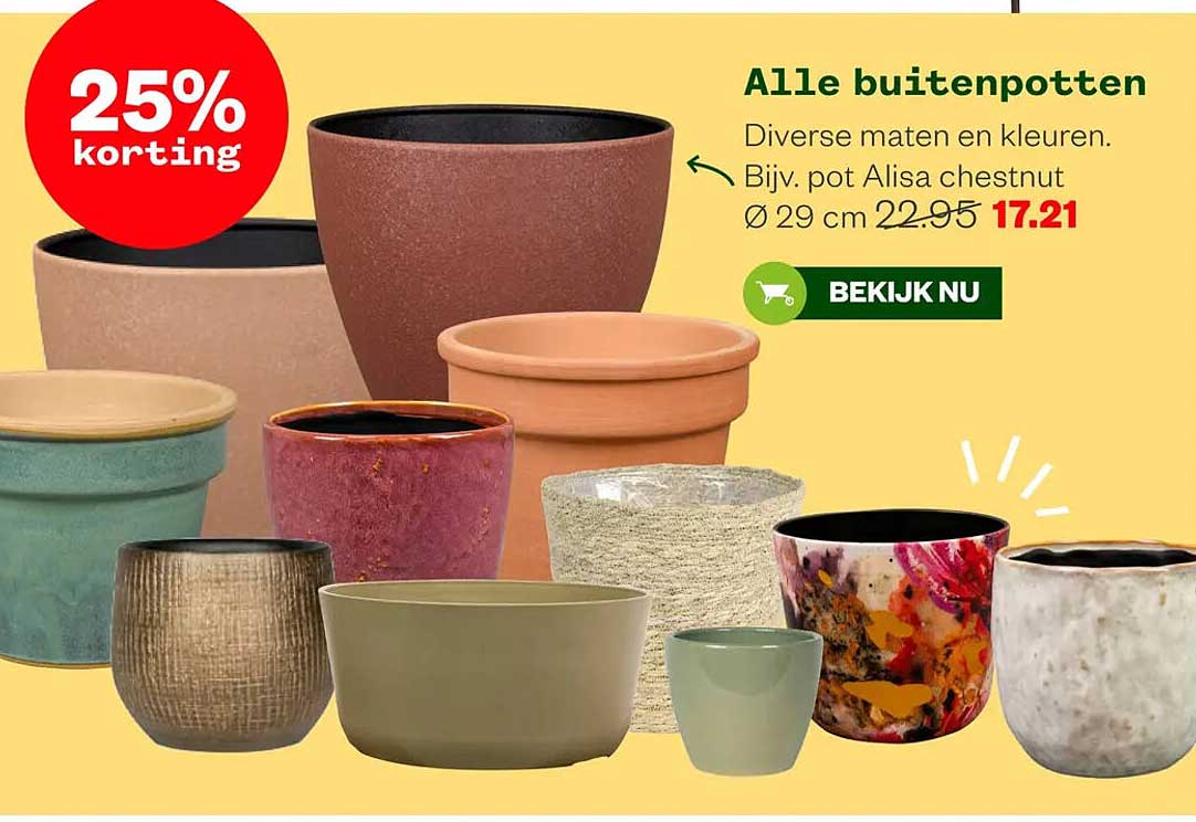 Alle buitenpotten