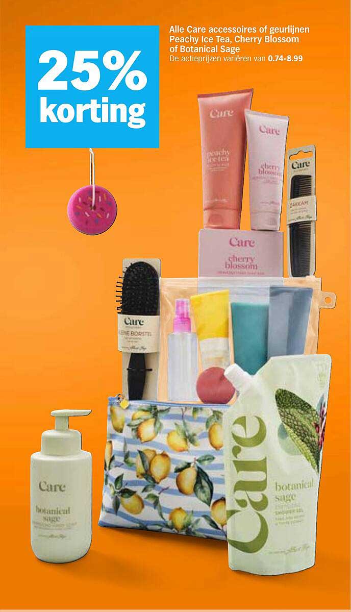 Alle Care accessoires of geurlijnen Peachy Ice Tea, Cherry Blossom of Botanical Sage
