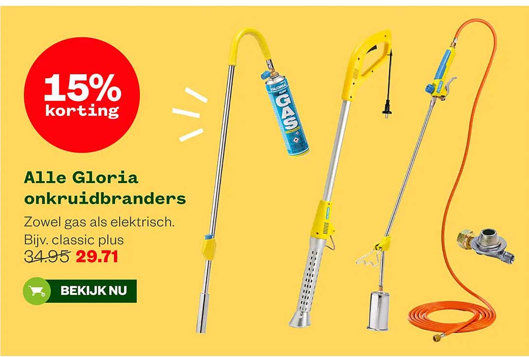 Alle Gloria onkruidbranders