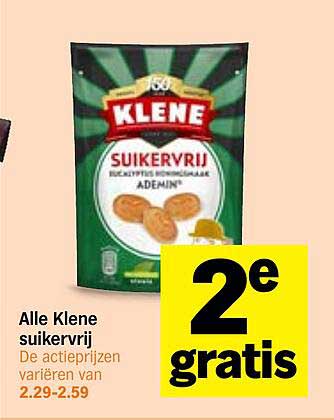 Alle Klene suikervrij 2e gratis