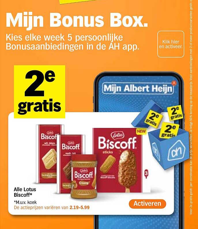 Alle Lotus Biscoff* 2e gratis