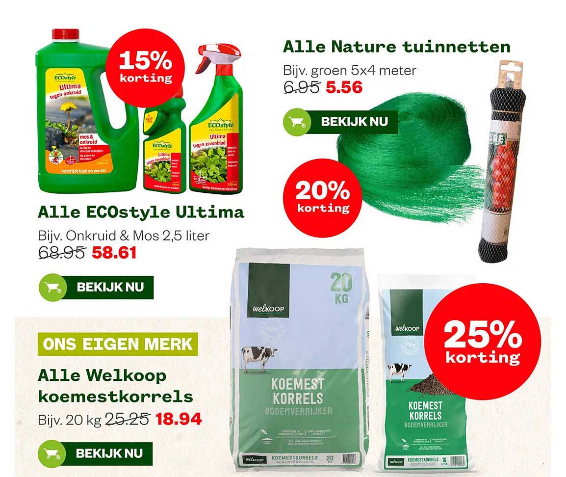 Alle Nature tuinnetten