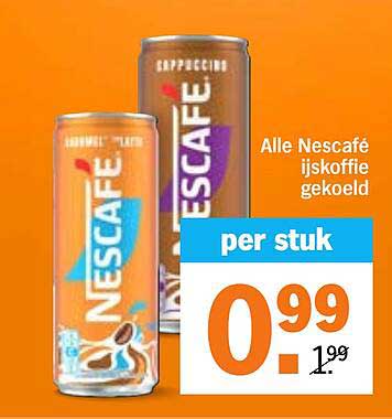 Alle Nescafé ijskoffie gekoeld per stuk