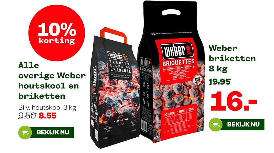 Alle overige Weber houtskool en briketten