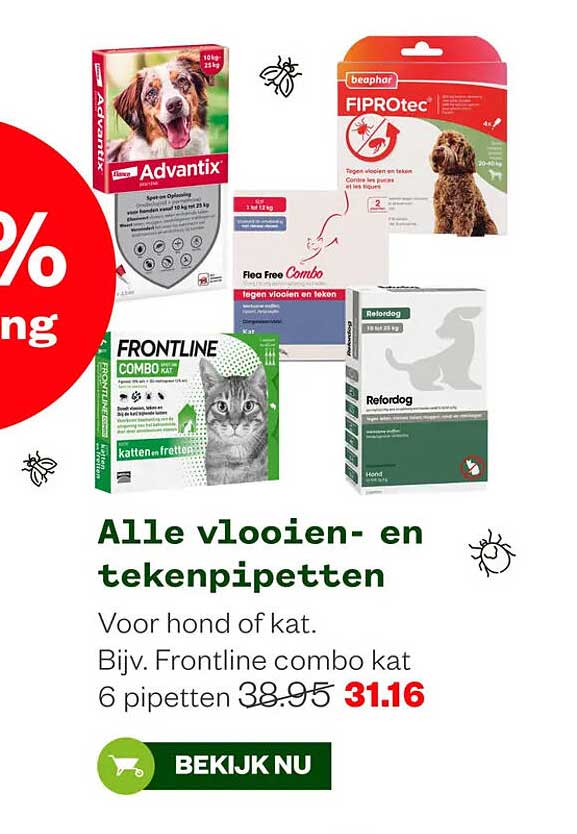 Alle vlooien- en tekenpipetten