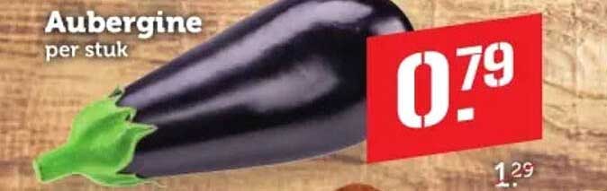 Aubergine per stuk