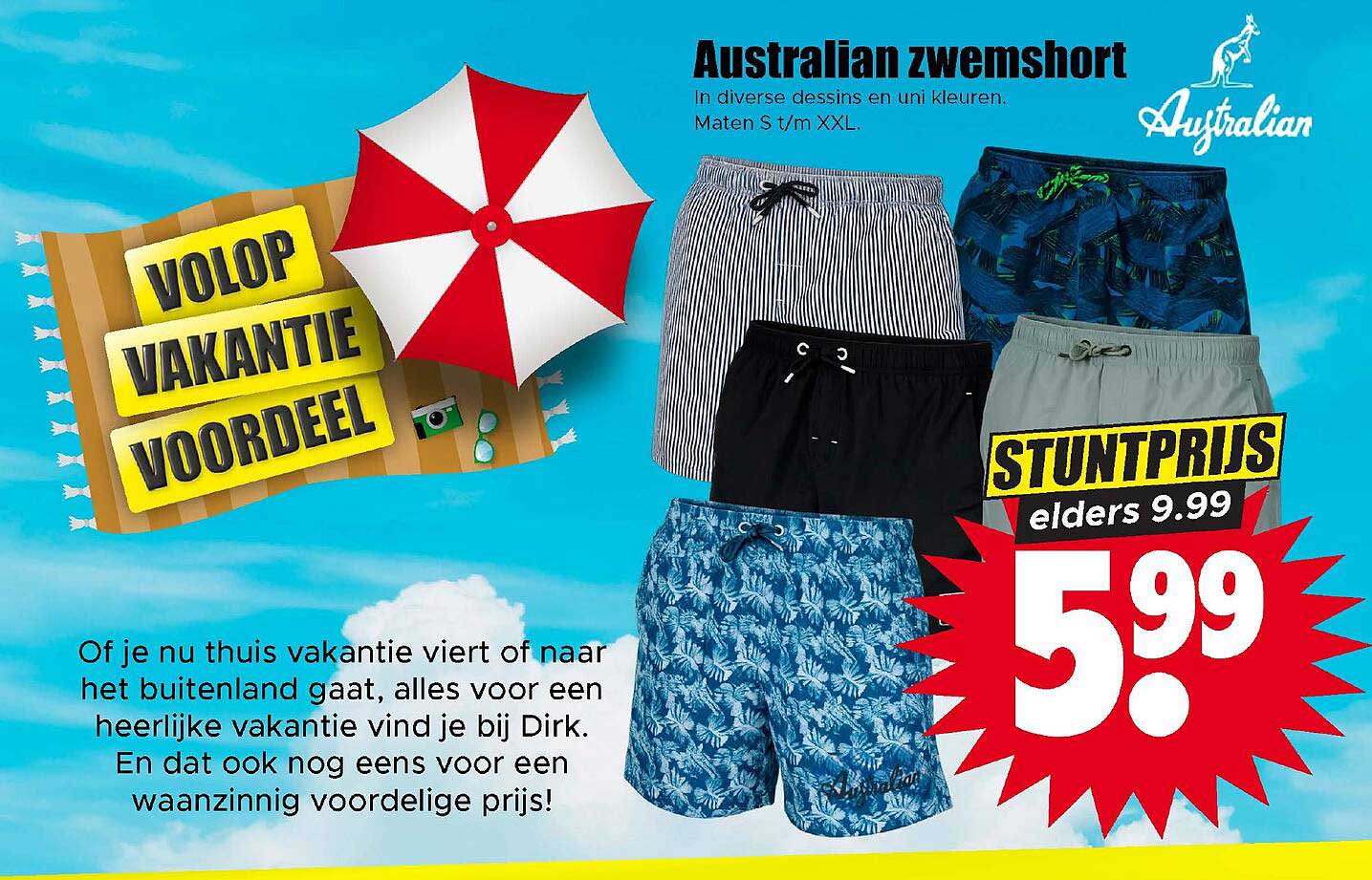 Australian zwemshort