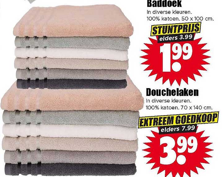 Baddoek STUNTPRIJS elders 3.99