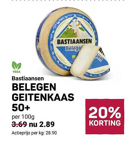 Bastiaansen BELEGEN GEITENKAAS 50+