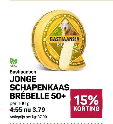 Bastiaansen JONGE SCHAPENKAAS BRÉBELLE 50+