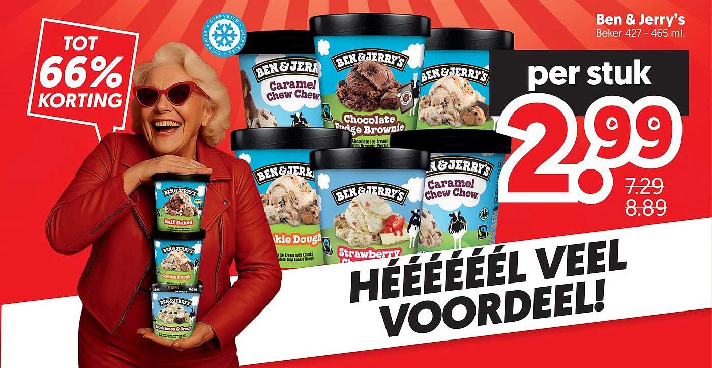 Ben & Jerry's Beker 427 - 465 ml. per stuk