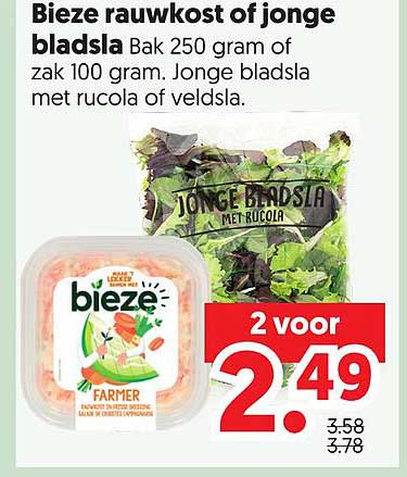 Bieze ra u wkost of jonge bladsla 2 voor