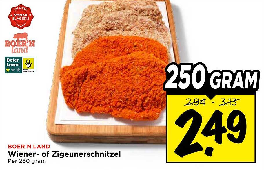 BOER'N LAND Wiener- of Zigeunerschnitzel